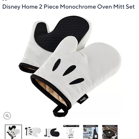 Disney Home Monochrome 2-pc. Mickey Glove Oven Mitt Set - Picture 5 of 7